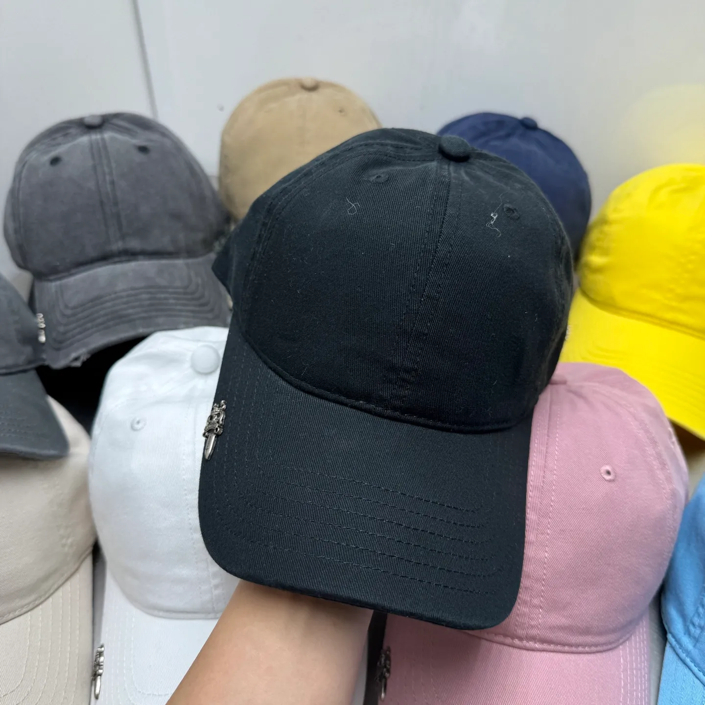Crow Heart Soft Top Spring and Summer Baseball Cap